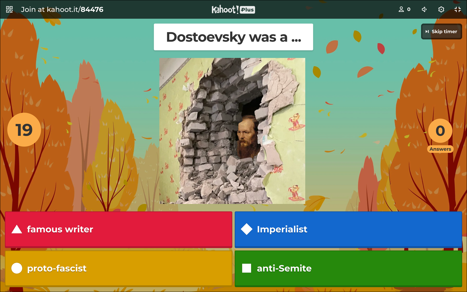 15 spørsmål om Imperiet, question 8, Tromsø Kunstforening, 2026